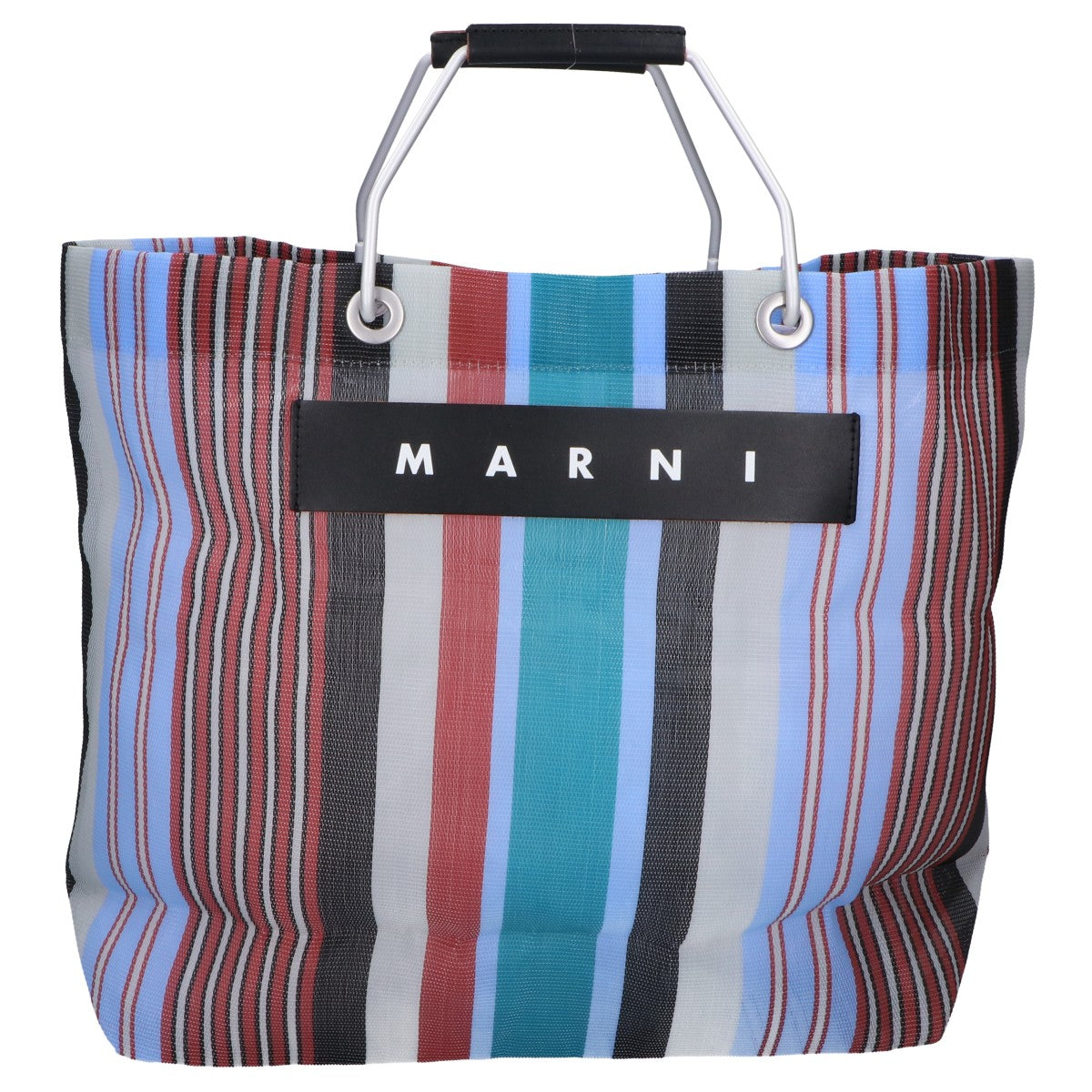 MARNI マルニ MARNI MARKET マルニマーケット ストライプ トートバッグ