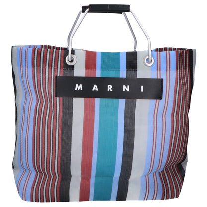 MARNI マルニ MARNI MARKET マルニマーケット ストライプ トートバッグ