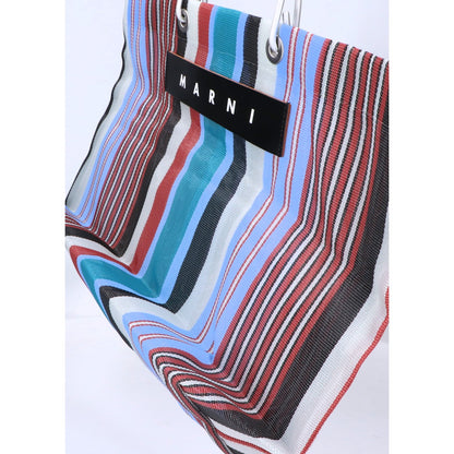 MARNI マルニ MARNI MARKET マルニマーケット ストライプ トートバッグ