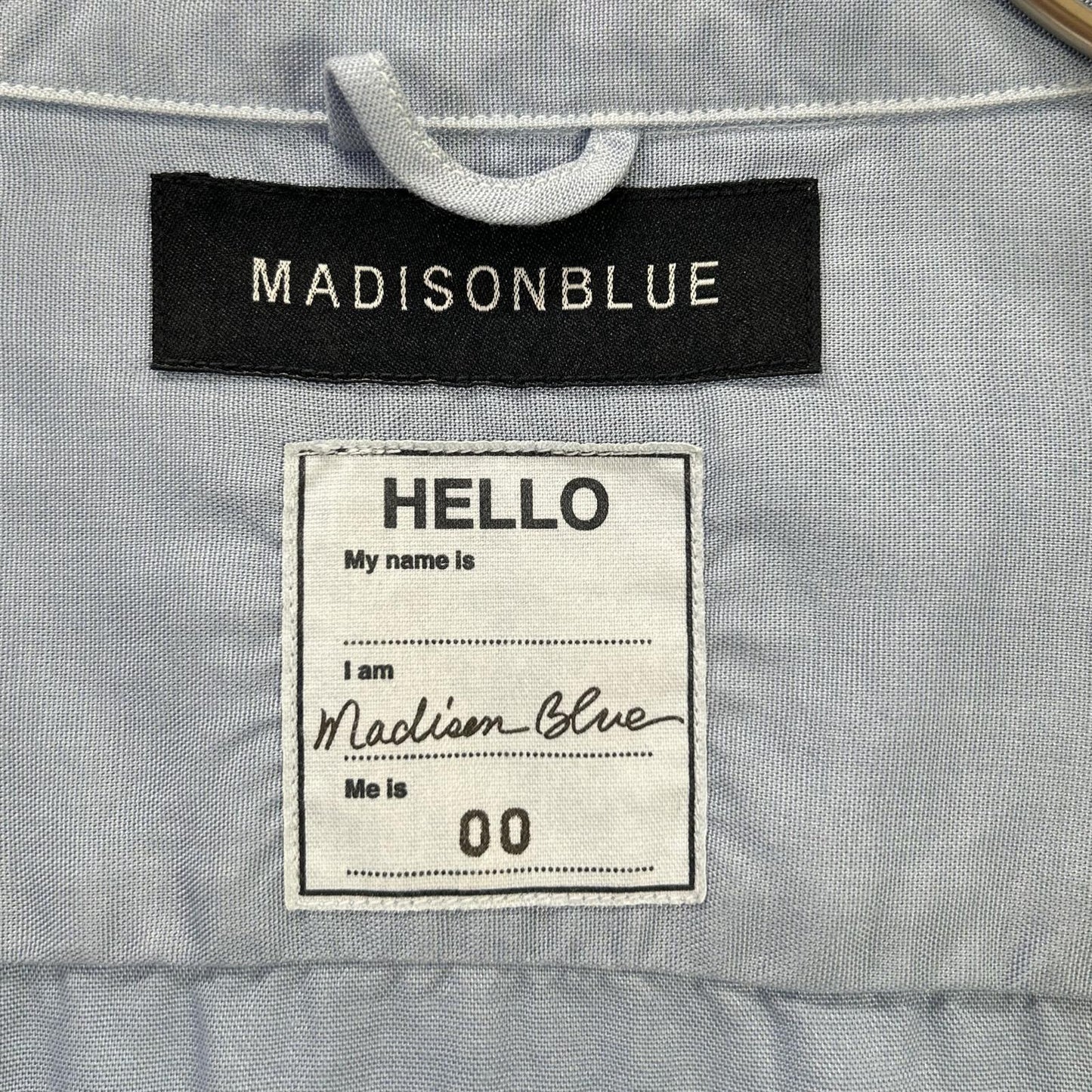 MADISON BLUE マディソンブルー ブルー レーヨン ボーリングシャツ トップス