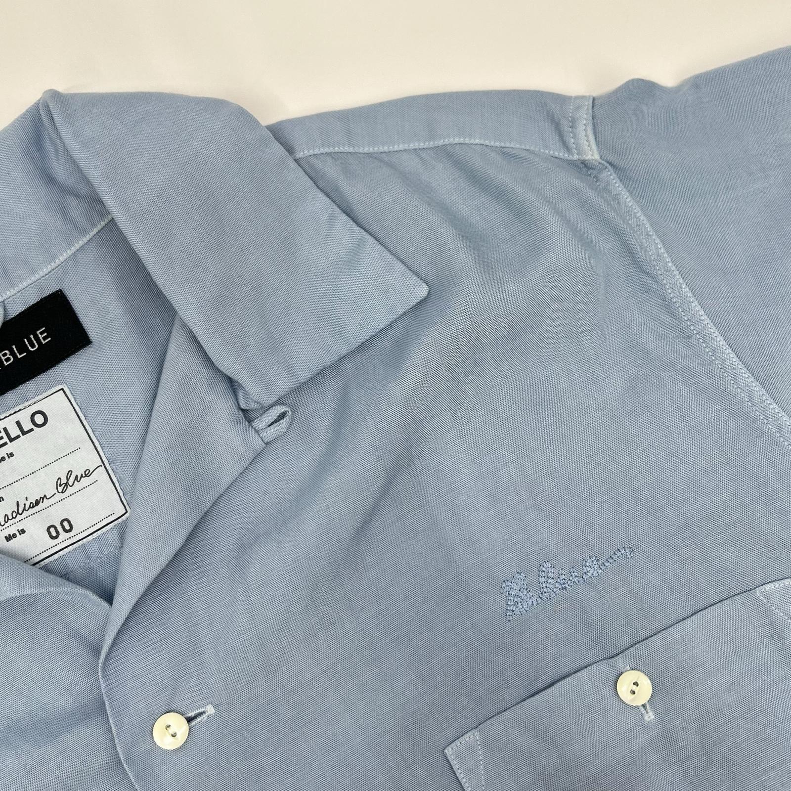 MADISON BLUE マディソンブルー ブルー レーヨン ボーリングシャツ トップス