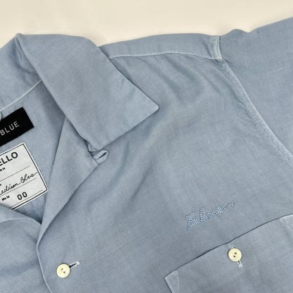 MADISON BLUE マディソンブルー ブルー レーヨン ボーリングシャツ トップス