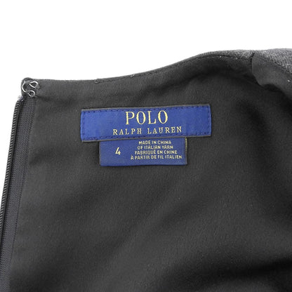 POLObyRalphLauren ポロラルフローレン ノースリーブ ウールワンピース レディース グレー 4 ワンピース