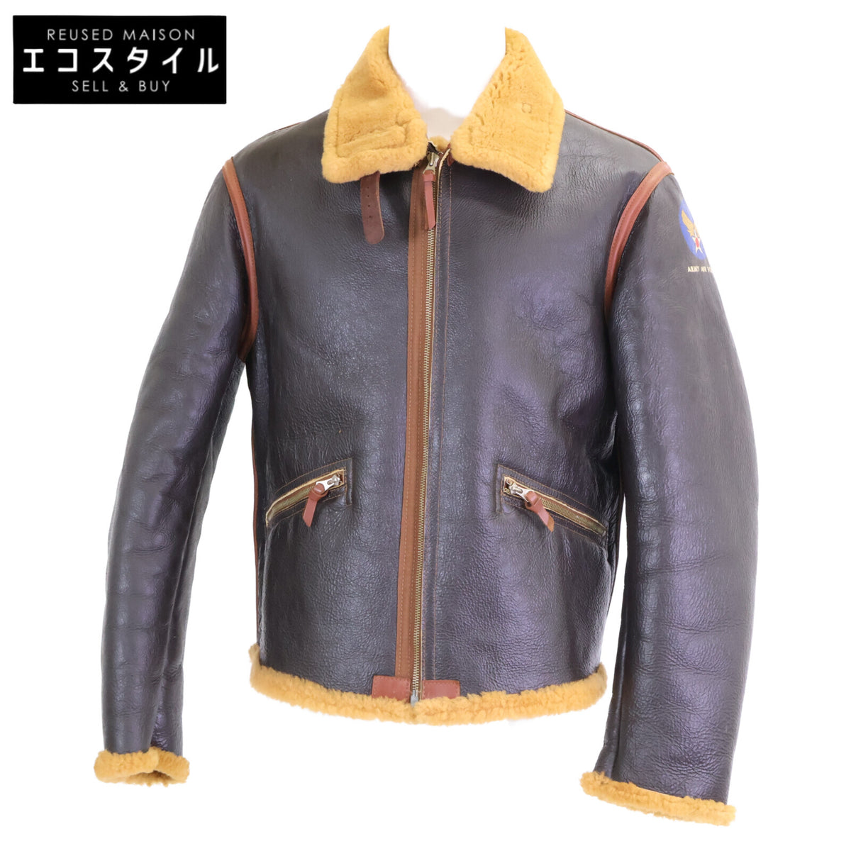 THE REAL MCCOY'S ザリアルマッコイズ MJW-812014 D-1 ムートン フライトジャケット ジャケット