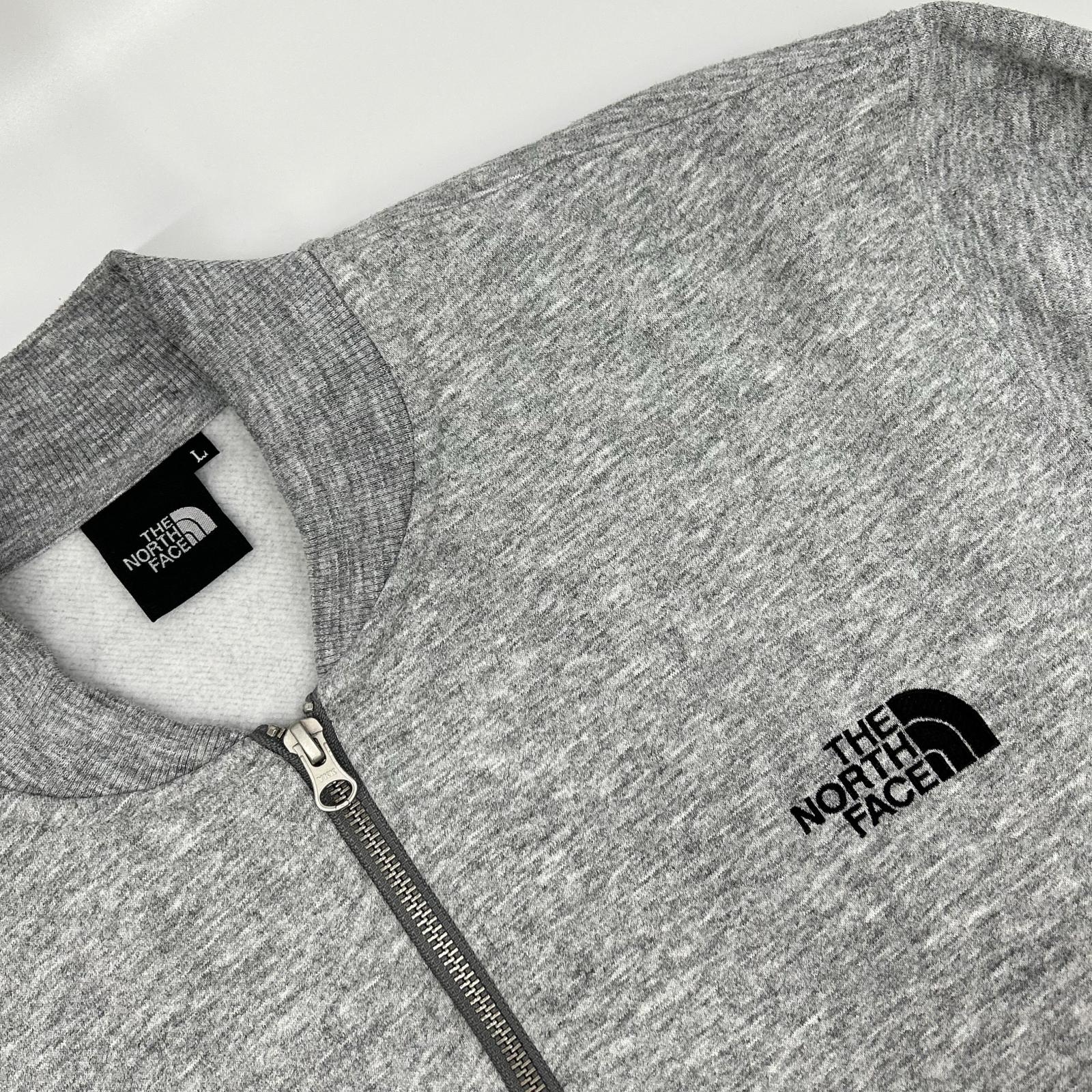 THE NORTH FACE ノースフェイス NT62336 グレー Bomber Sweat JKT トップス
