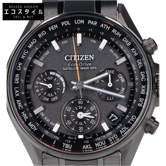 CITIZEN シチズン 【美品】CC4004-58E F950 ATTESA アテッサ クロノグラフ エコ・ドライブGPS衛星電波 腕時計