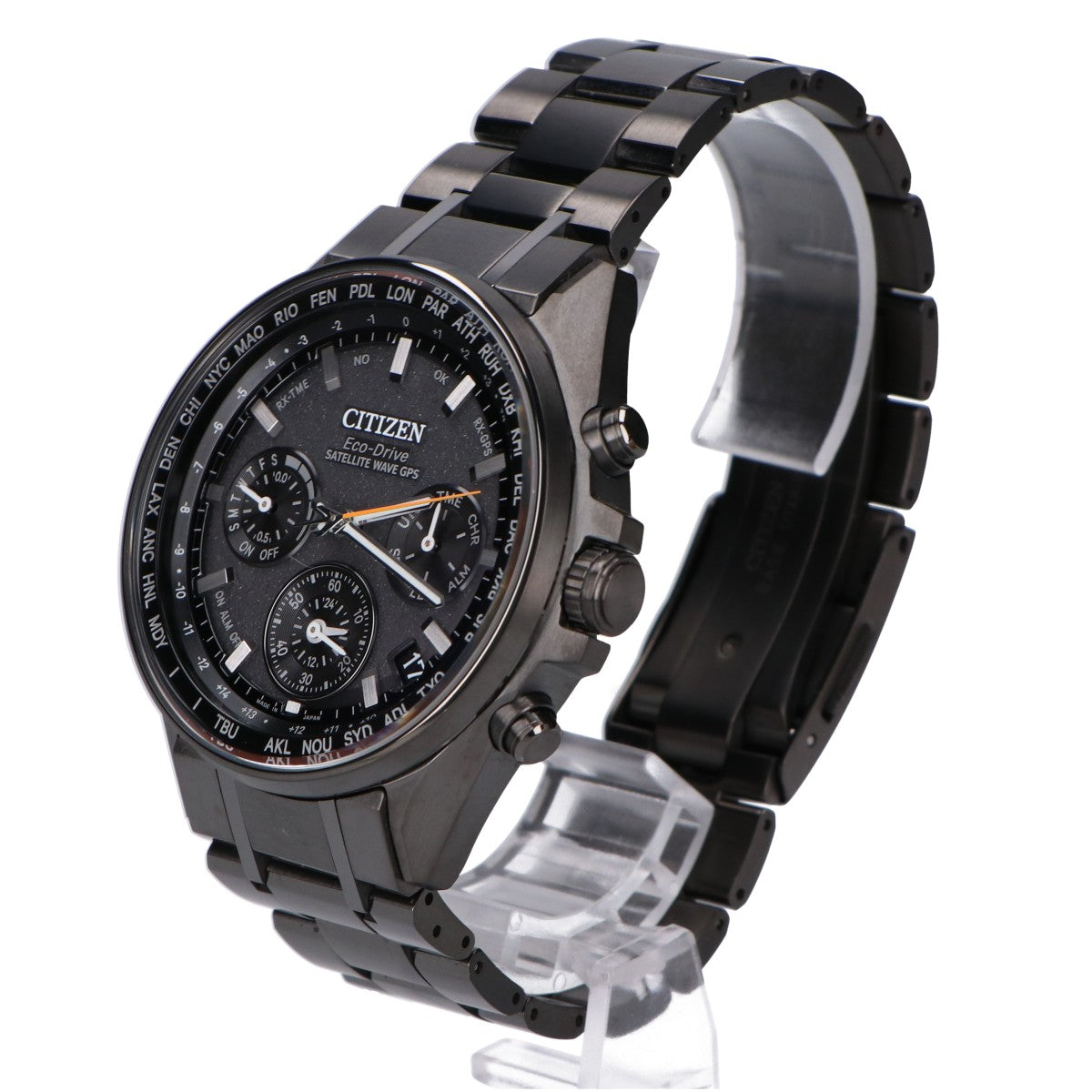CITIZEN シチズン 【美品】CC4004-58E F950 ATTESA アテッサ クロノグラフ エコ・ドライブGPS衛星電波 腕時計