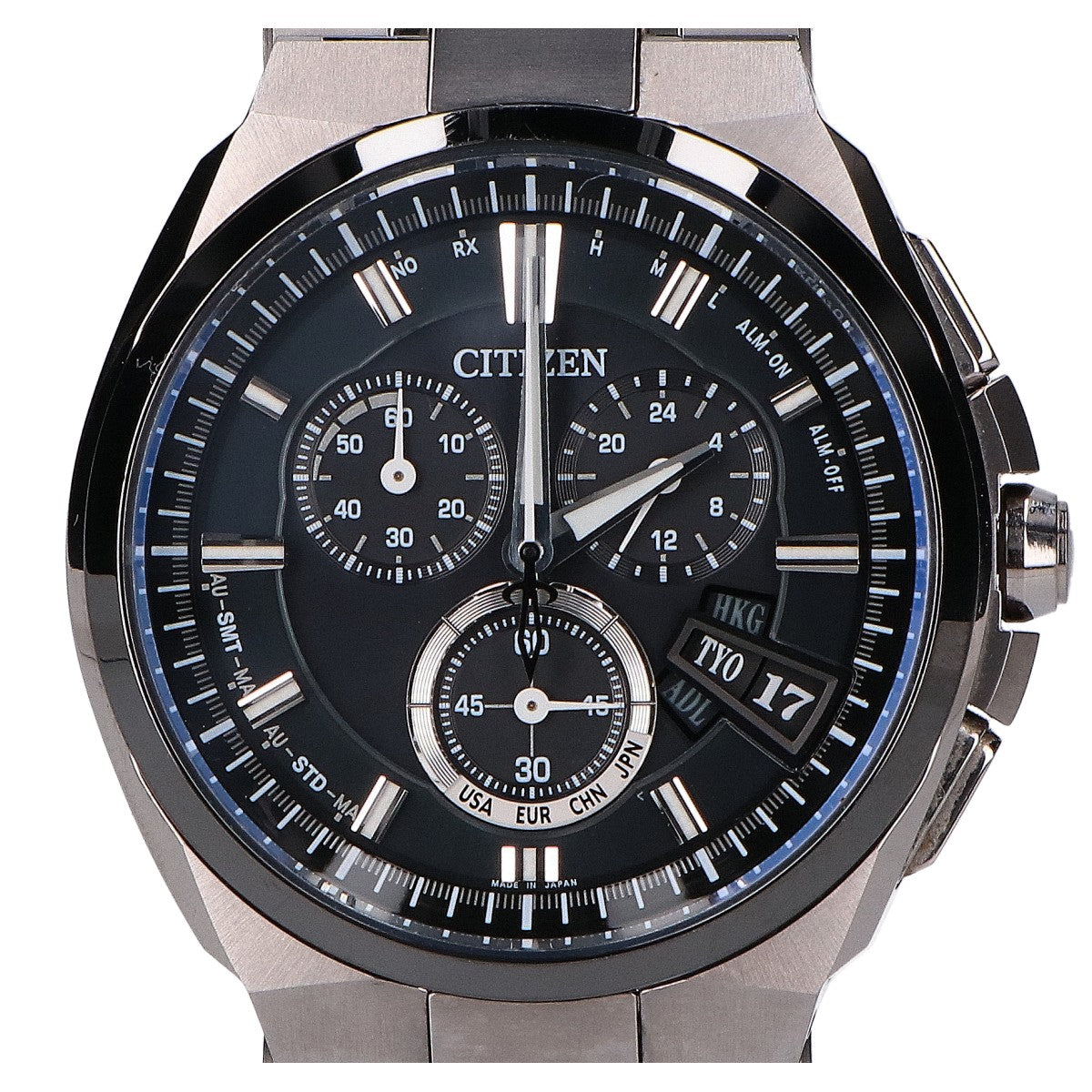 CITIZEN シチズン BY0040-51F H610 ATTESA アテッサ クロノグラフ エコ・ドライブ電波 腕時計