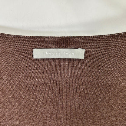 theory luxe セオリーリュクス ブラウン ニット ロングカーディガン トップス