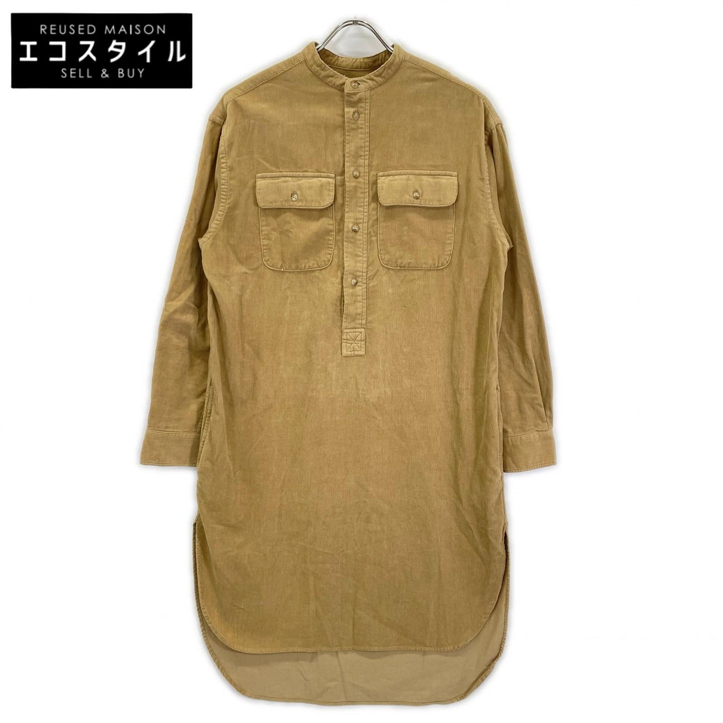 POLObyRalphLauren ポロラルフローレン ベージュ コーデュロイ シャツワンピース ワンピース