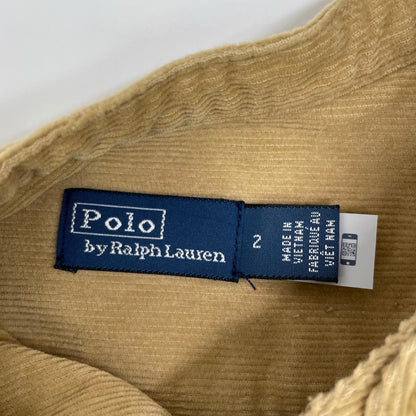 POLObyRalphLauren ポロラルフローレン ベージュ コーデュロイ シャツワンピース ワンピース