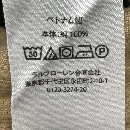 POLObyRalphLauren ポロラルフローレン ベージュ コーデュロイ シャツワンピース ワンピース