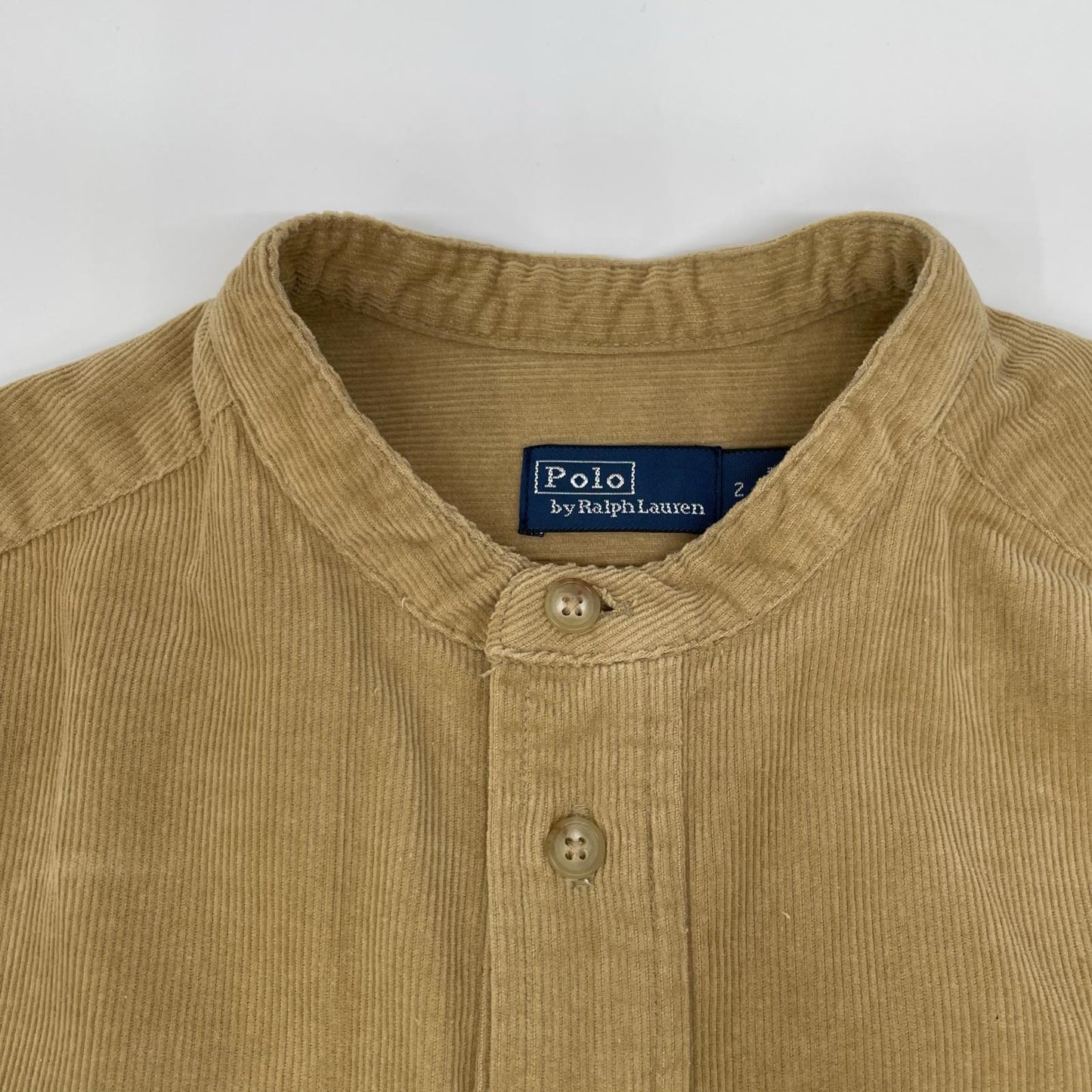 POLObyRalphLauren ポロラルフローレン ベージュ コーデュロイ シャツワンピース ワンピース