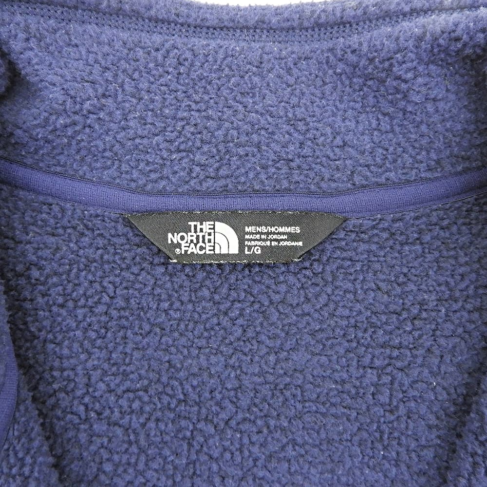 THE NORTH FACE ノースフェイス ジップアップ プルオーバー ジャケット トップス メンズ ネイビー L トップス