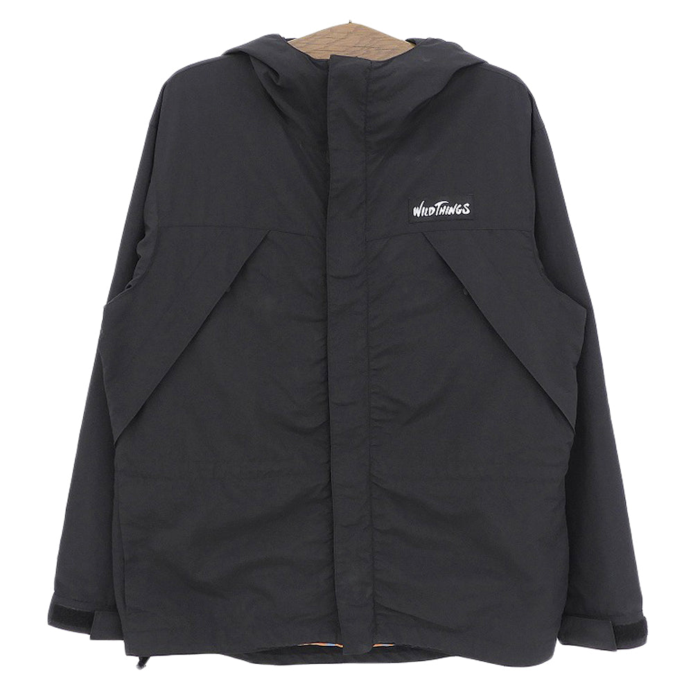 WILD THINGS ワイルドシングス CHAMONIX JACKET フーデッド ジップアップ ジャケット メンズ ブラック L WG-19016F ジャケット