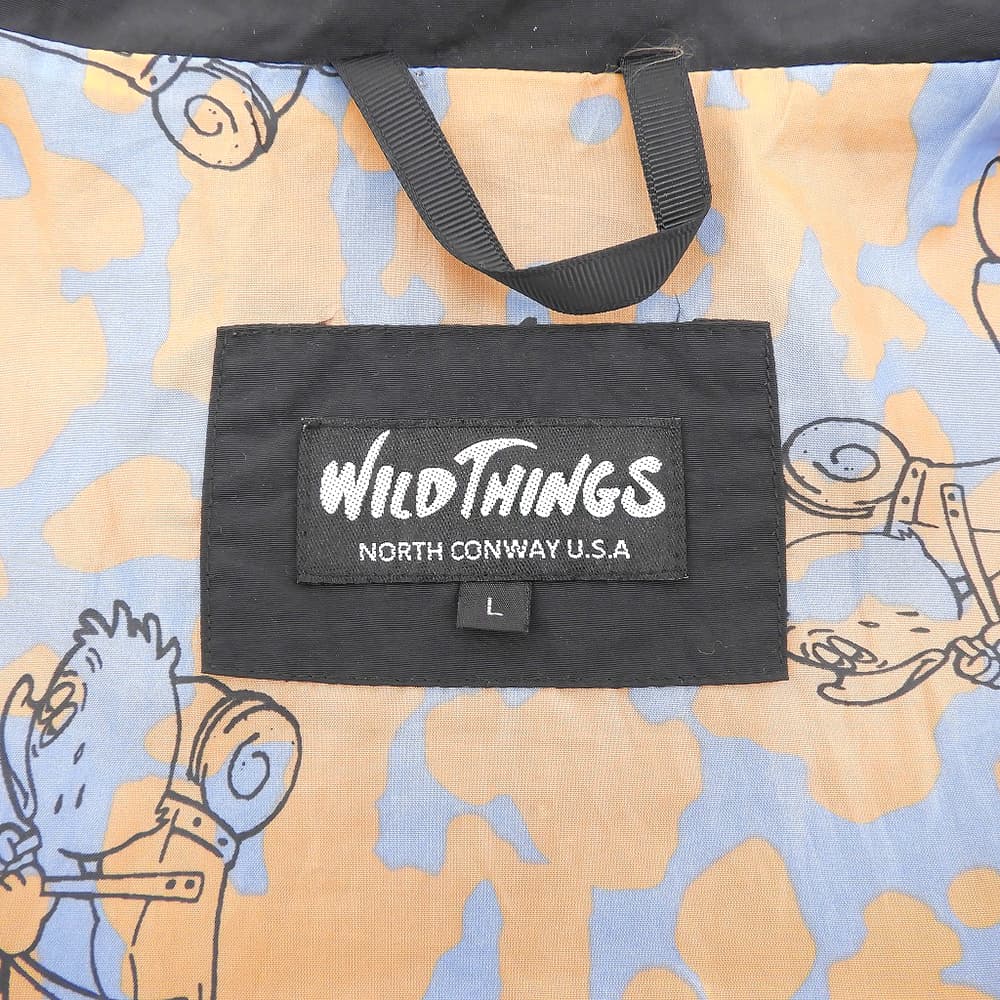 WILD THINGS ワイルドシングス CHAMONIX JACKET フーデッド ジップアップ ジャケット メンズ ブラック L WG-19016F ジャケット