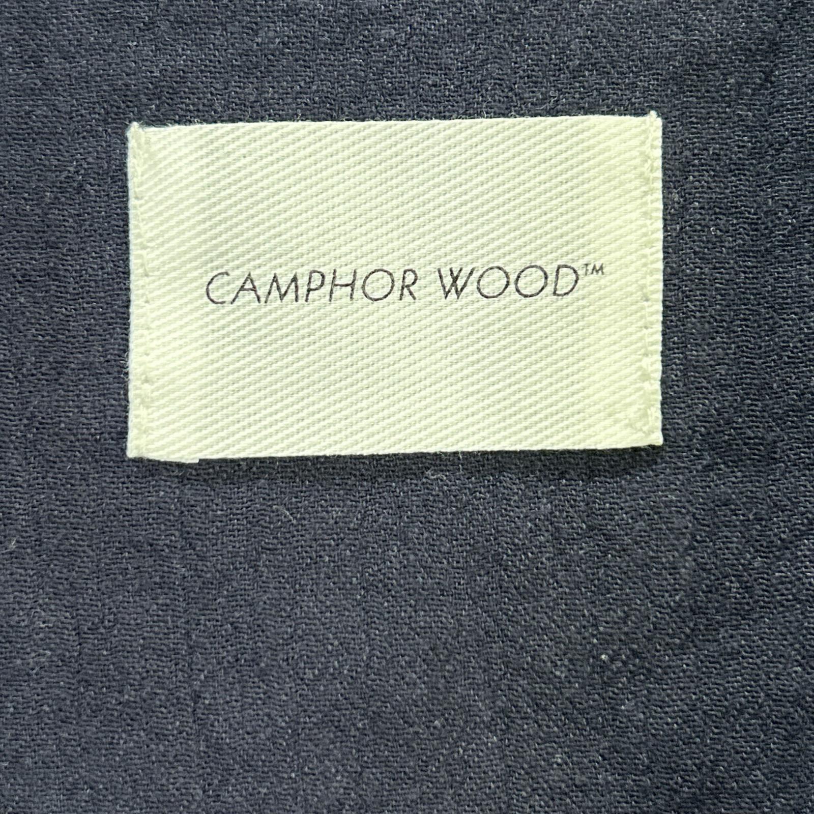 CAMPHOR WOOD カンファーウッド CW0072 ネイビー リネン混 半袖 オールインワン オーバーオール オールインワン