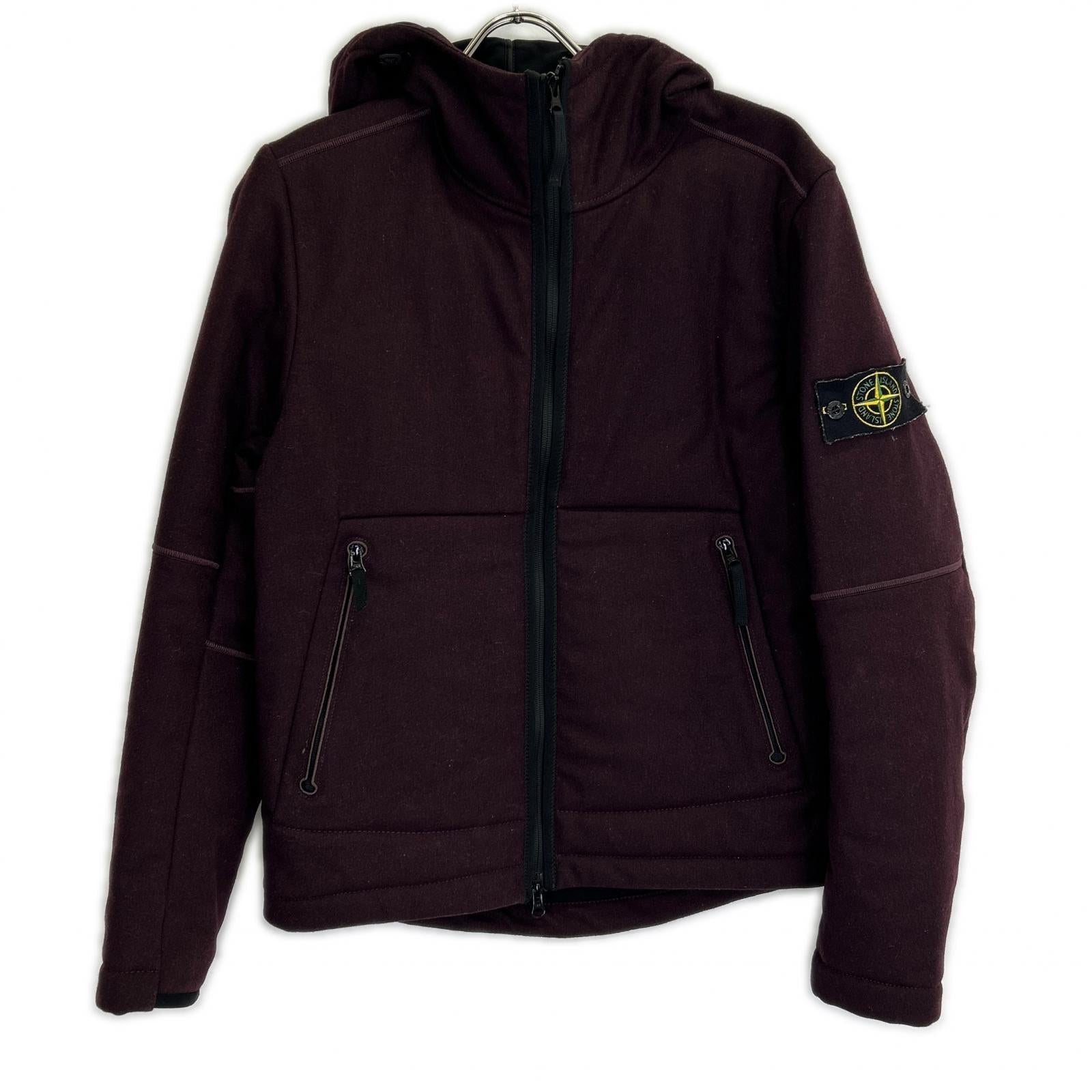 STONE ISLAND ストーンアイランド 671541832 ボルドー ウール PANNO-R 4L STRETCH ジャケット ジャケット