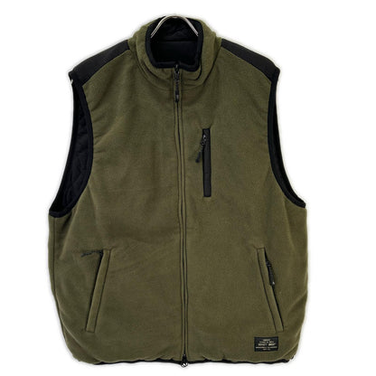 schott ショット ブラック リバーシブルダウンベスト ベスト