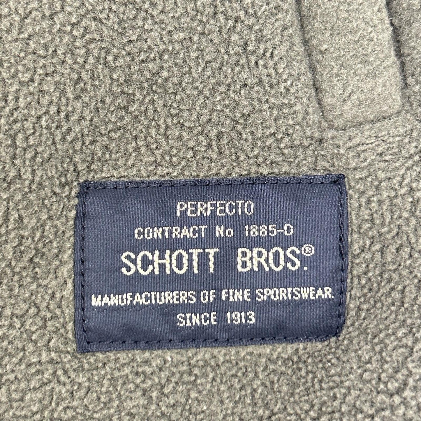 schott ショット ブラック リバーシブルダウンベスト ベスト