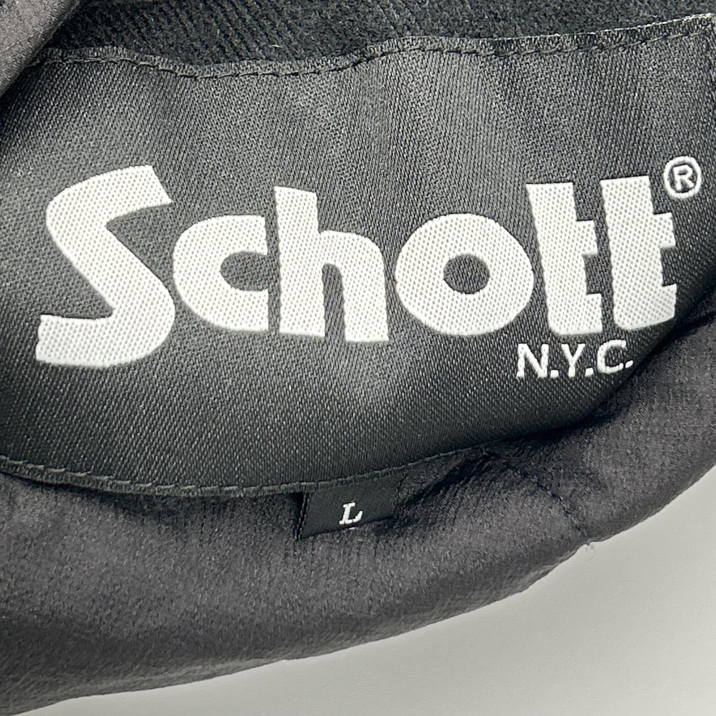 schott ショット ブラック リバーシブルダウンベスト ベスト