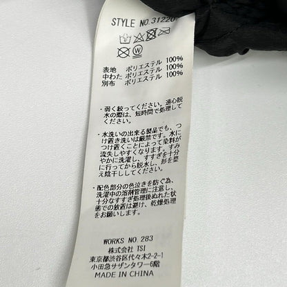 schott ショット ブラック リバーシブルダウンベスト ベスト