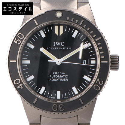 IWC アイダブリューシー 3536-001 GSTアクアタイマー2000 黒文字盤 チタン 自動巻き 腕時計