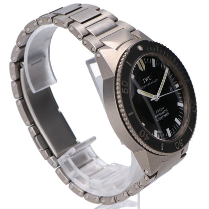 IWC アイダブリューシー 3536-001 GSTアクアタイマー2000 黒文字盤 チタン 自動巻き 腕時計