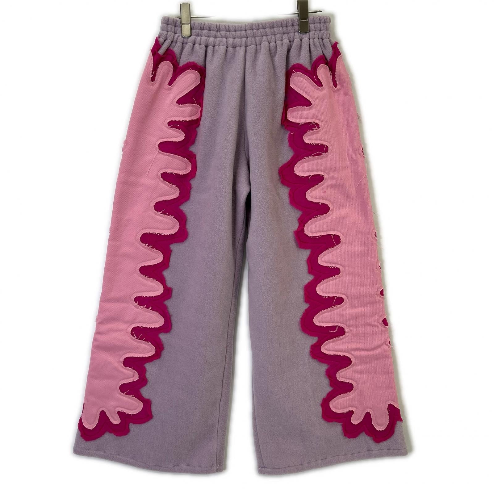 TYPICAL FREAKS ティピカルフリークス ピンク サイドデザイン ウール スウェットパンツ ボトムス