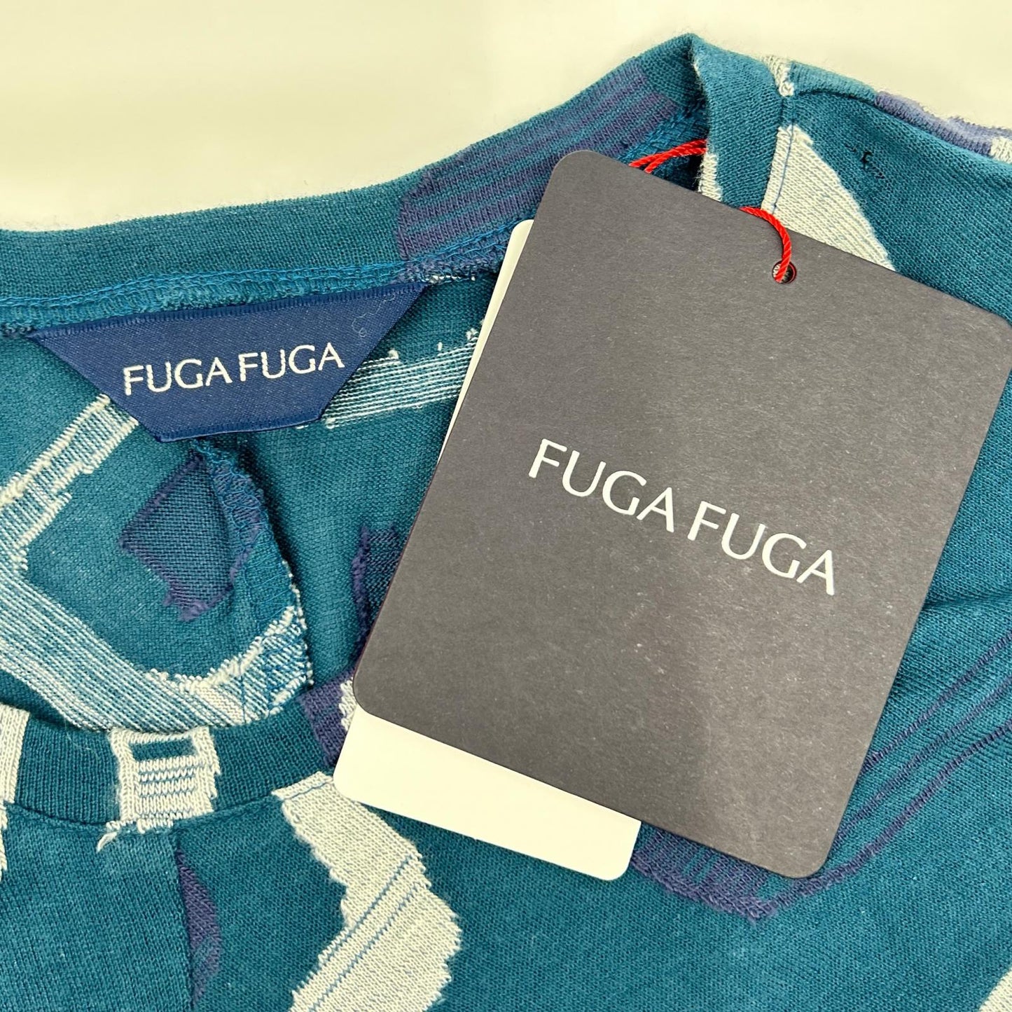 FUGA FUGA フーガフーガ BCHO7088WA-270 ブルー 総柄 カットソー トップス