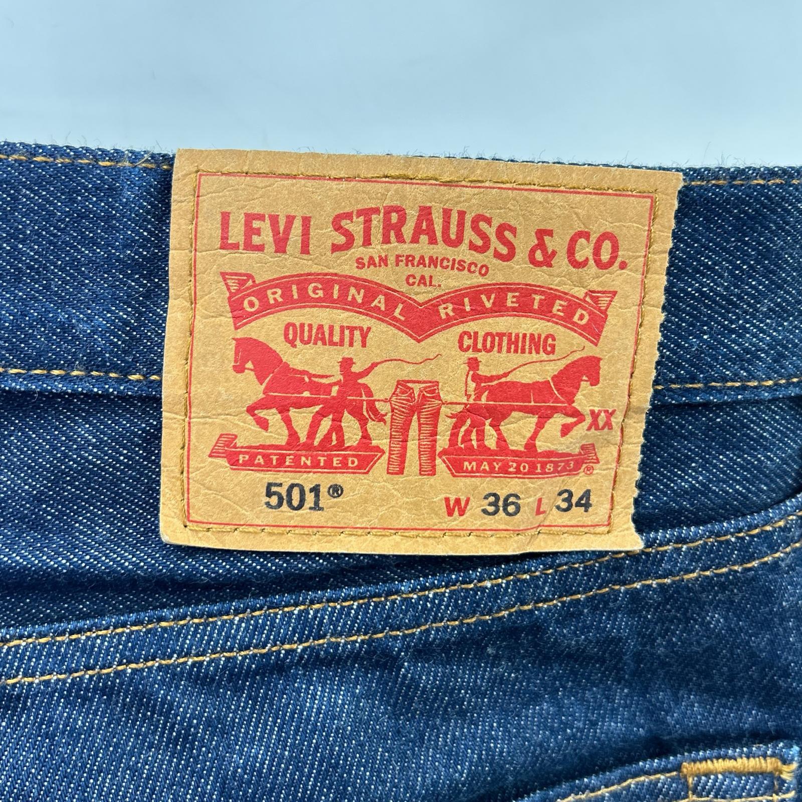 LEVI'S リーバイス 00501-0000 インディゴ 501 ORIGINAL ジーンズ RIGID ストレートデニムパンツ ボトムス