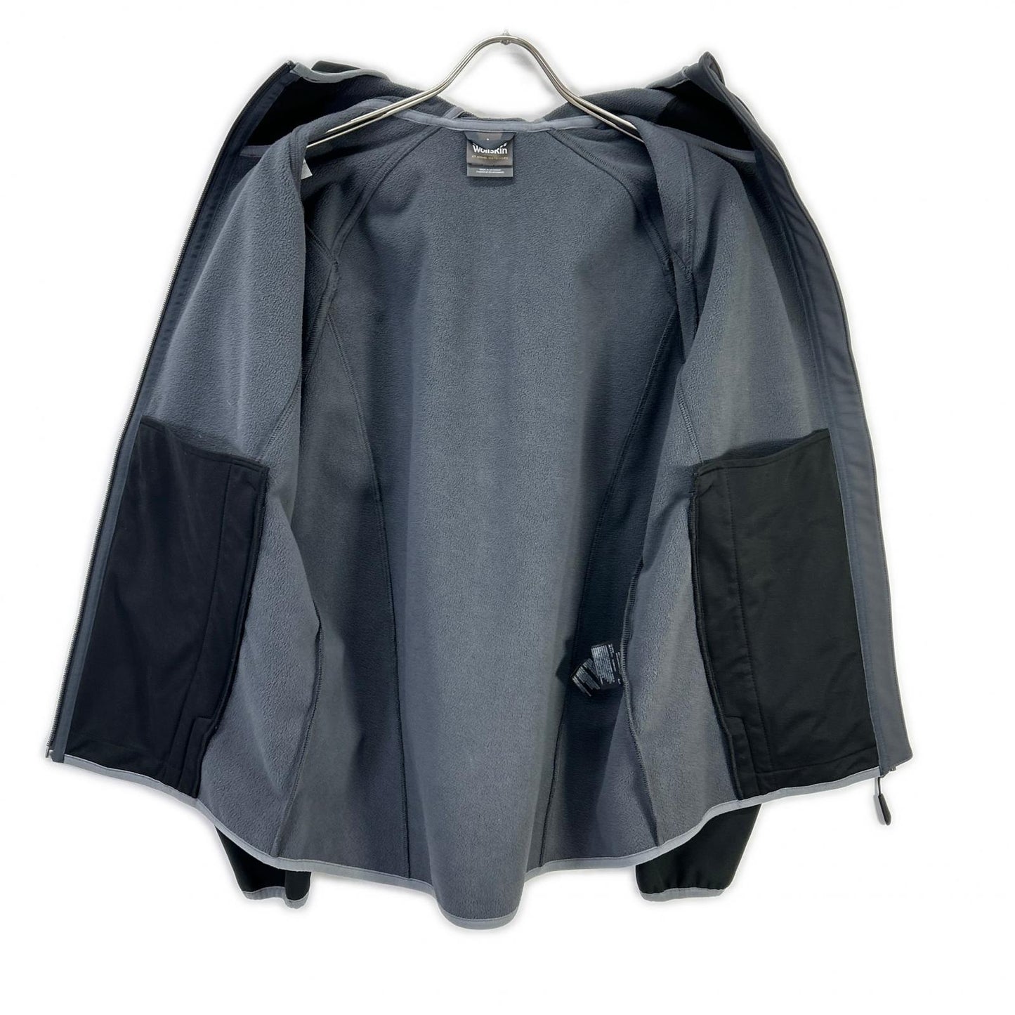 Jack Wolfskin ジャックウルフスキン ブラック×グレー ノーザンポイント ソフトシェルジャケット ジャケット