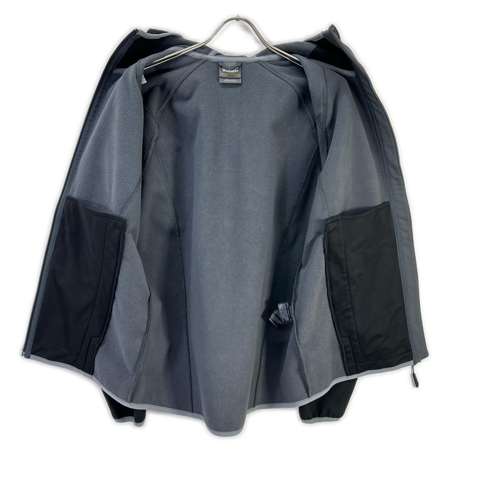 Jack Wolfskin ジャックウルフスキン ブラック×グレー ノーザンポイント ソフトシェルジャケット ジャケット