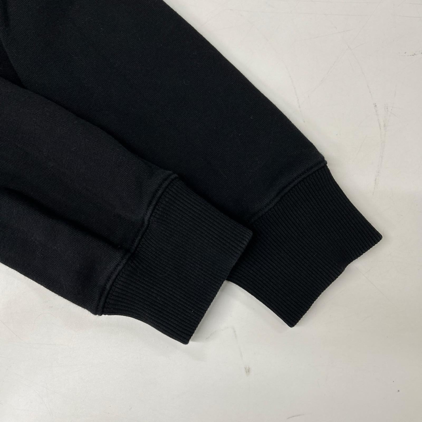 MSGM エムエスジーエム 3441MDM215 ブラック ロゴ L/S プルオーバー トップス