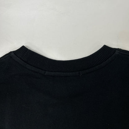 MSGM エムエスジーエム 3441MDM215 ブラック ロゴ L/S プルオーバー トップス
