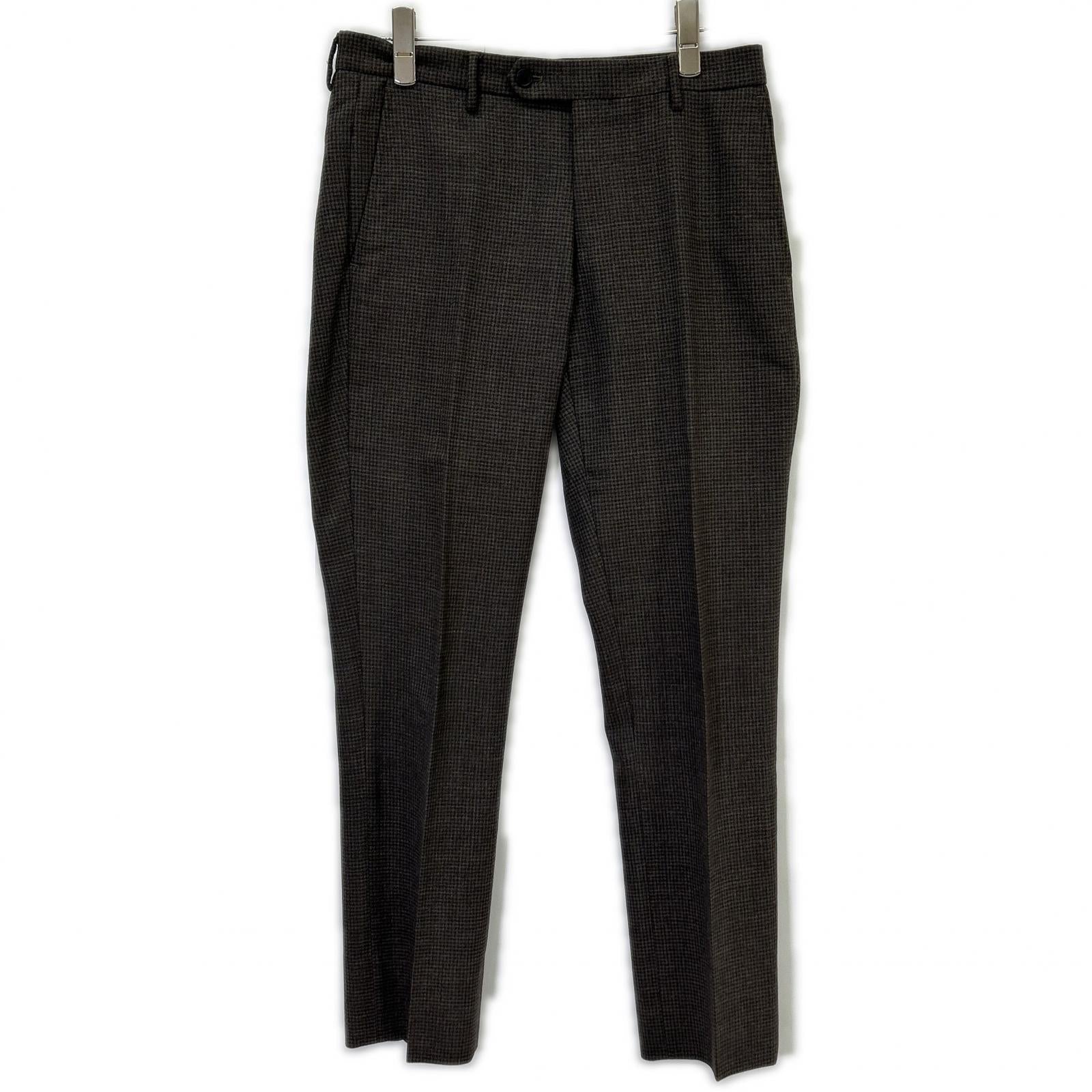 green label relaxing グリーンレーベルリラクシング 【WORK TRIP OUTFITS】ブラウン チェック柄 セットアップ スーツ セットアップ