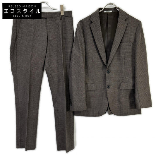 green label relaxing グリーンレーベルリラクシング 【WORK TRIP OUTFITS】ブラウン チェック柄 セットアップ スーツ セットアップ