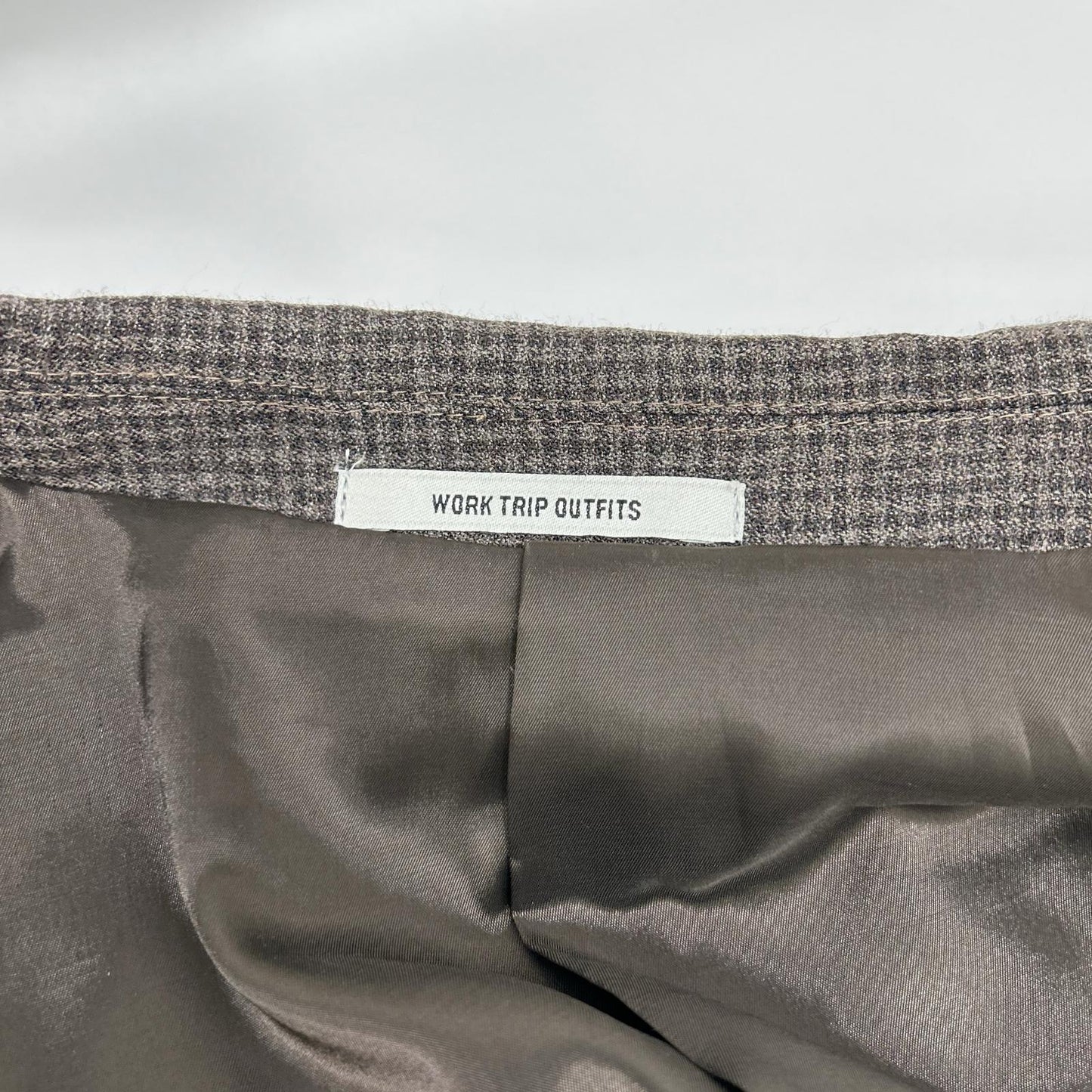green label relaxing グリーンレーベルリラクシング 【WORK TRIP OUTFITS】ブラウン チェック柄 セットアップ スーツ セットアップ