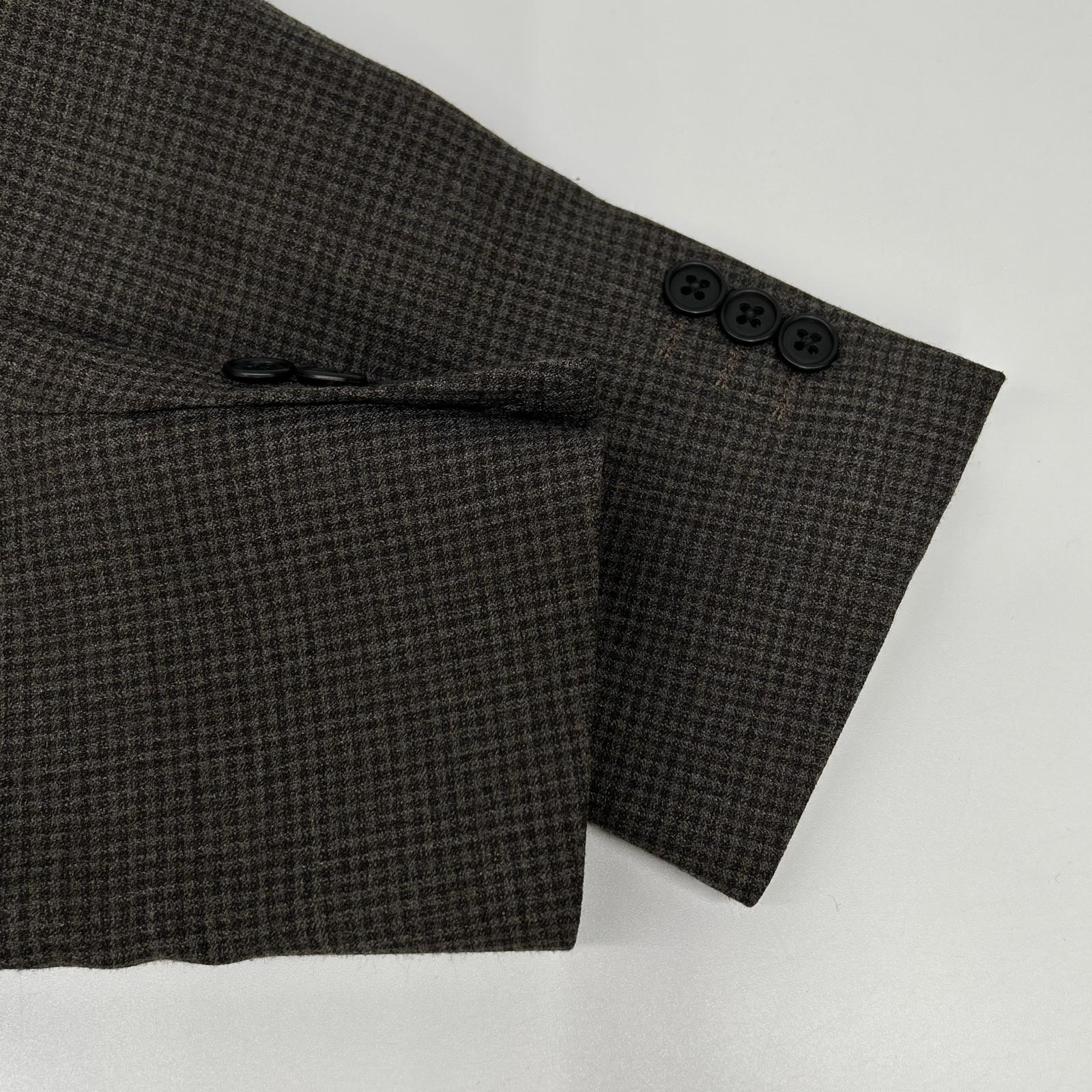 green label relaxing グリーンレーベルリラクシング 【WORK TRIP OUTFITS】ブラウン チェック柄 セットアップ スーツ セットアップ