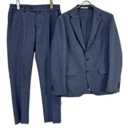 green label relaxing グリーンレーベルリラクシング 【WORK TRIP OUTFITS】ブルー WTO Pカラミ スリム セットアップ スーツ セットアップ
