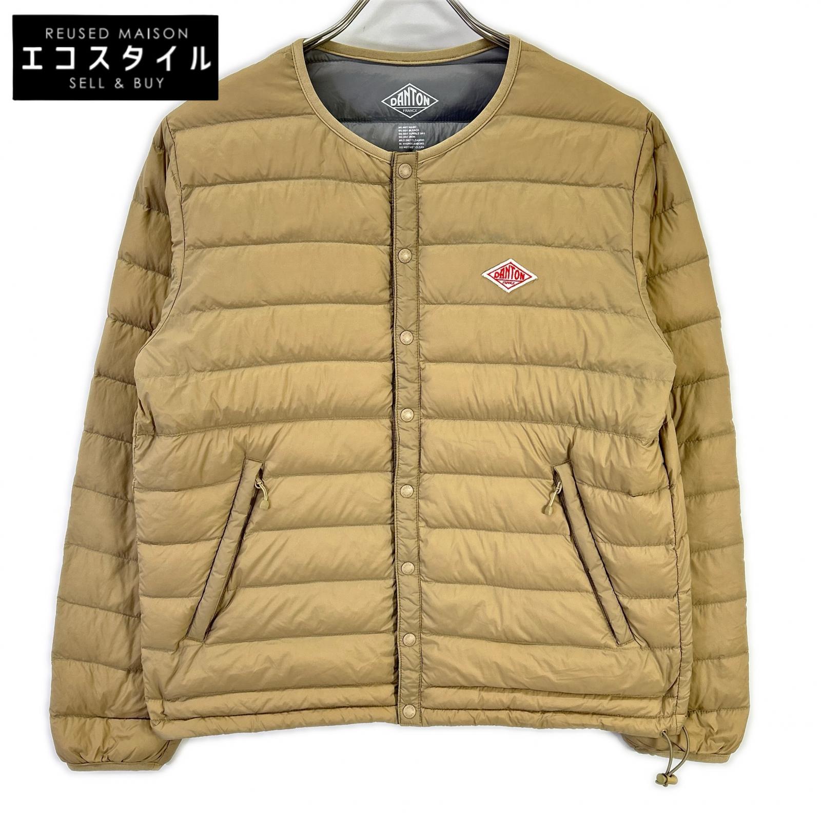 DANTON ダントン JD-8748 ベージュ インナーダウンジャケット ジャケット