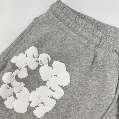 Denim Tears デニムティアーズ グレー コットン Wreath Open Hem Sweatpants ボトムス