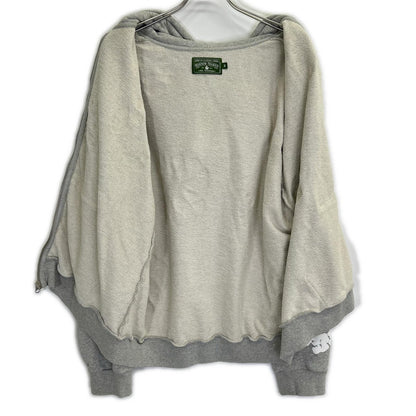 Denim Tears デニムティアーズ グレー コットン Wreath Zip Hoodie トップス