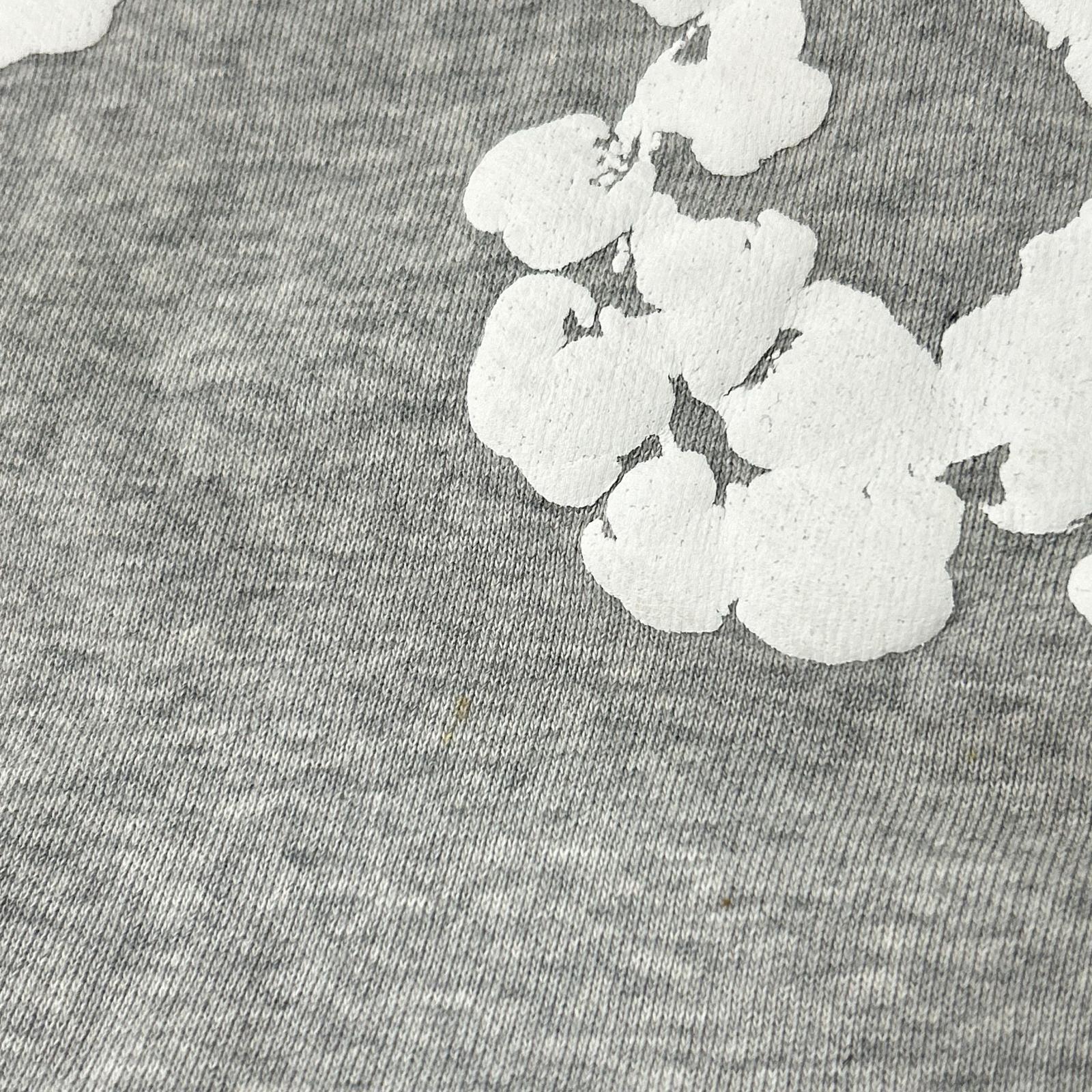 Denim Tears デニムティアーズ グレー コットン Wreath Zip Hoodie トップス