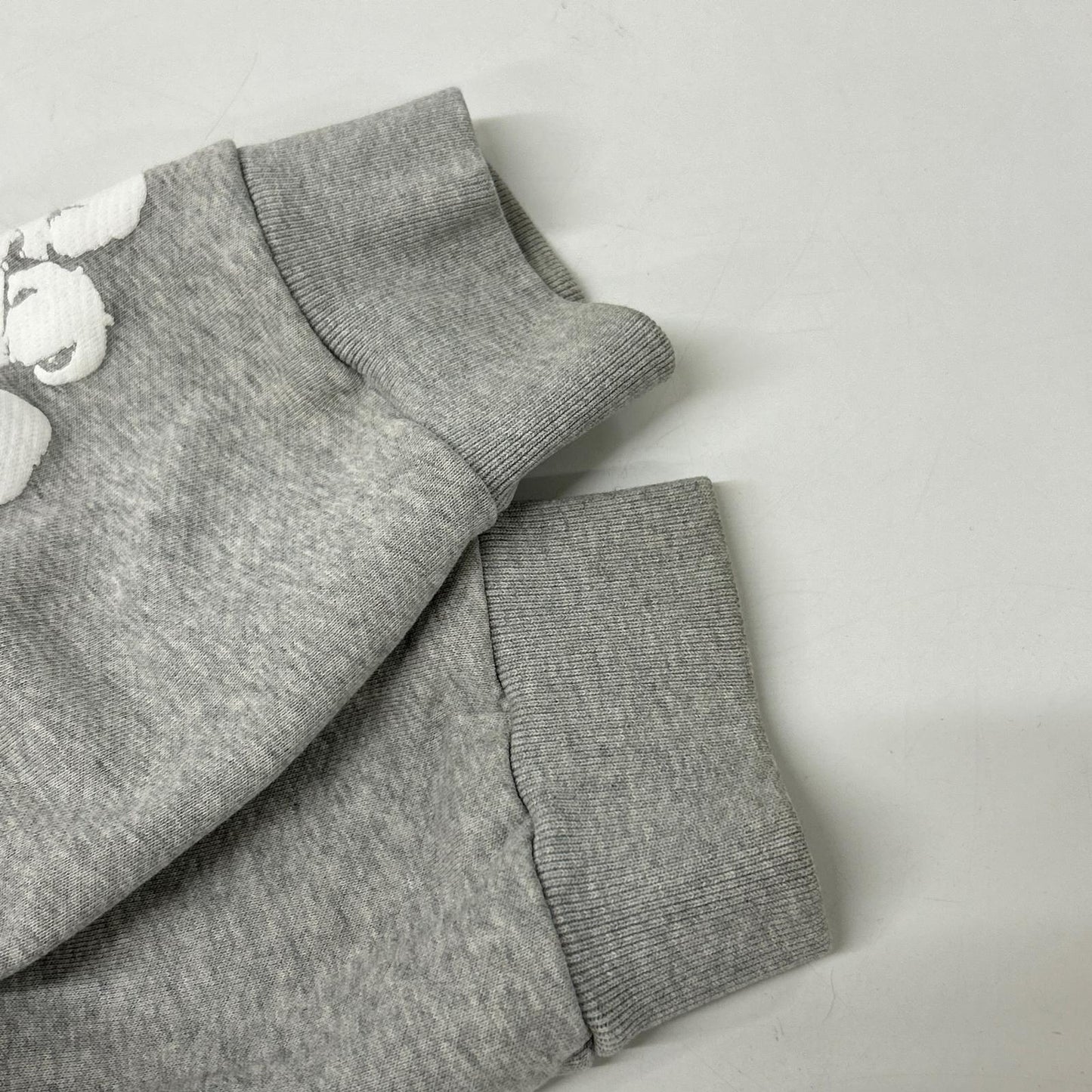 Denim Tears Denim Tears Gray Cotton Wreath Zip Hoodie Tops