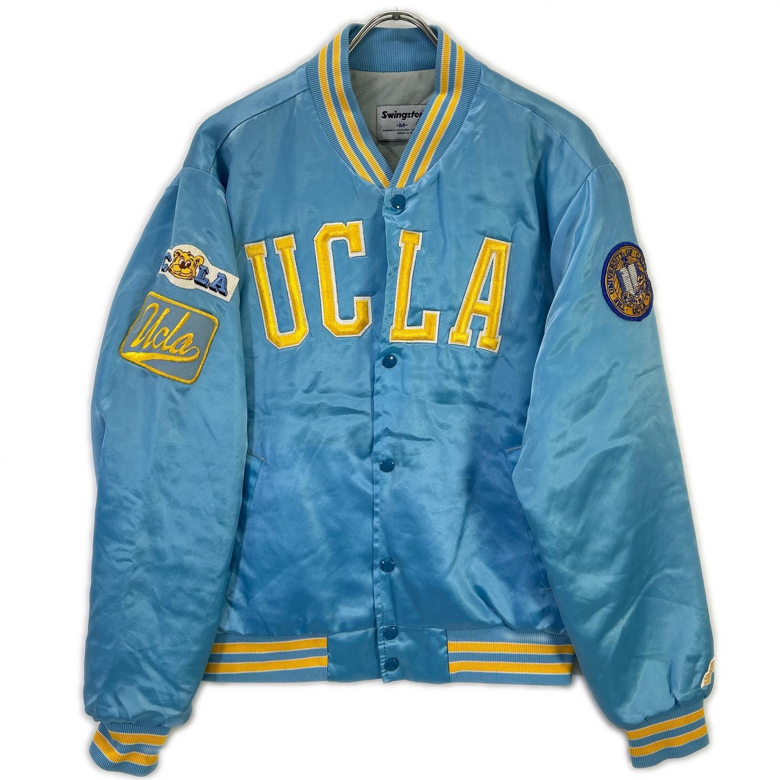 VINTAGE ヴィンテージ 【Swingster】80's ライトブルー UCLA ブルゾンジャケット ジャケット
