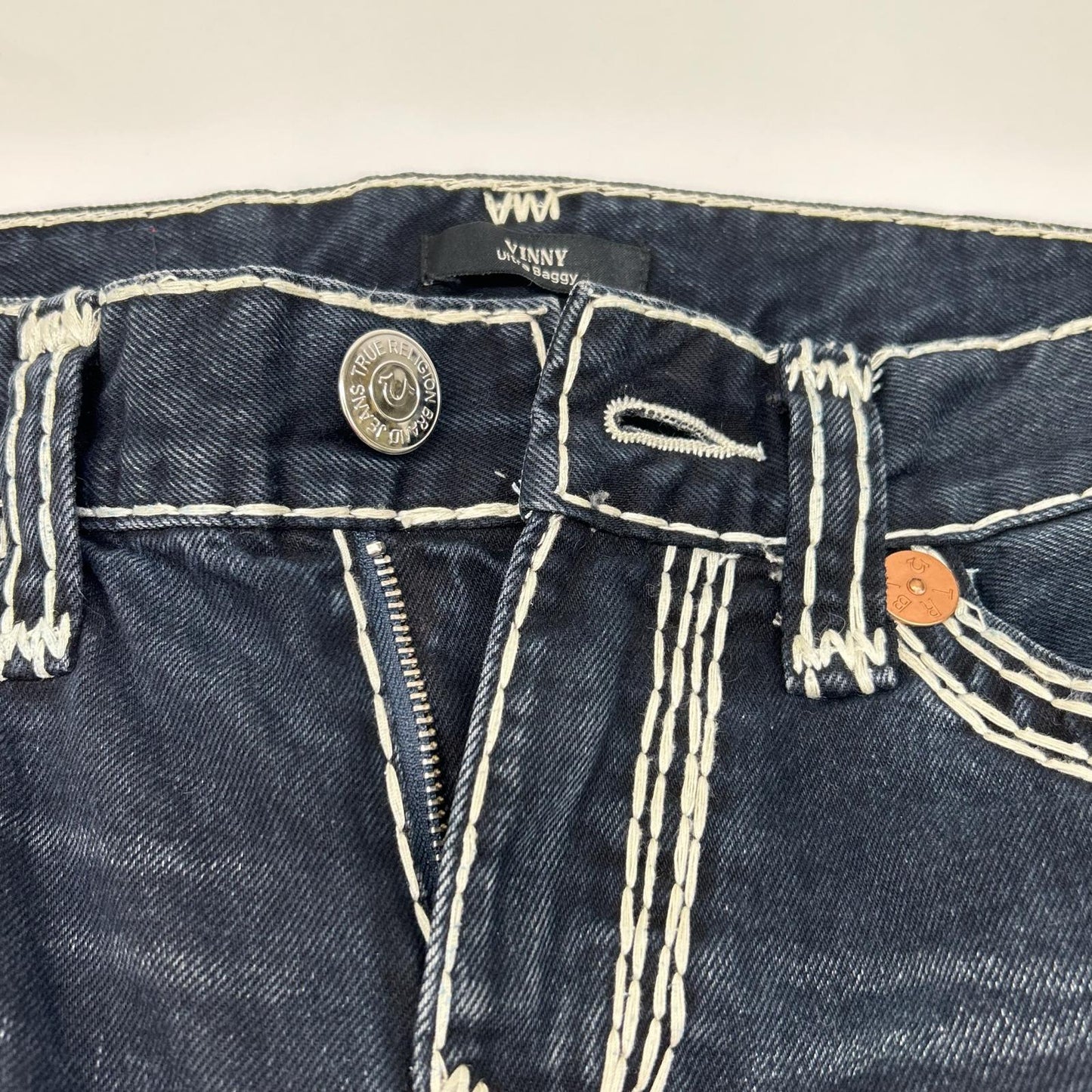 TRUE RELIGION トゥルーレリジョン インディゴ VINNY ウルトラバギーパンツ ボトムス