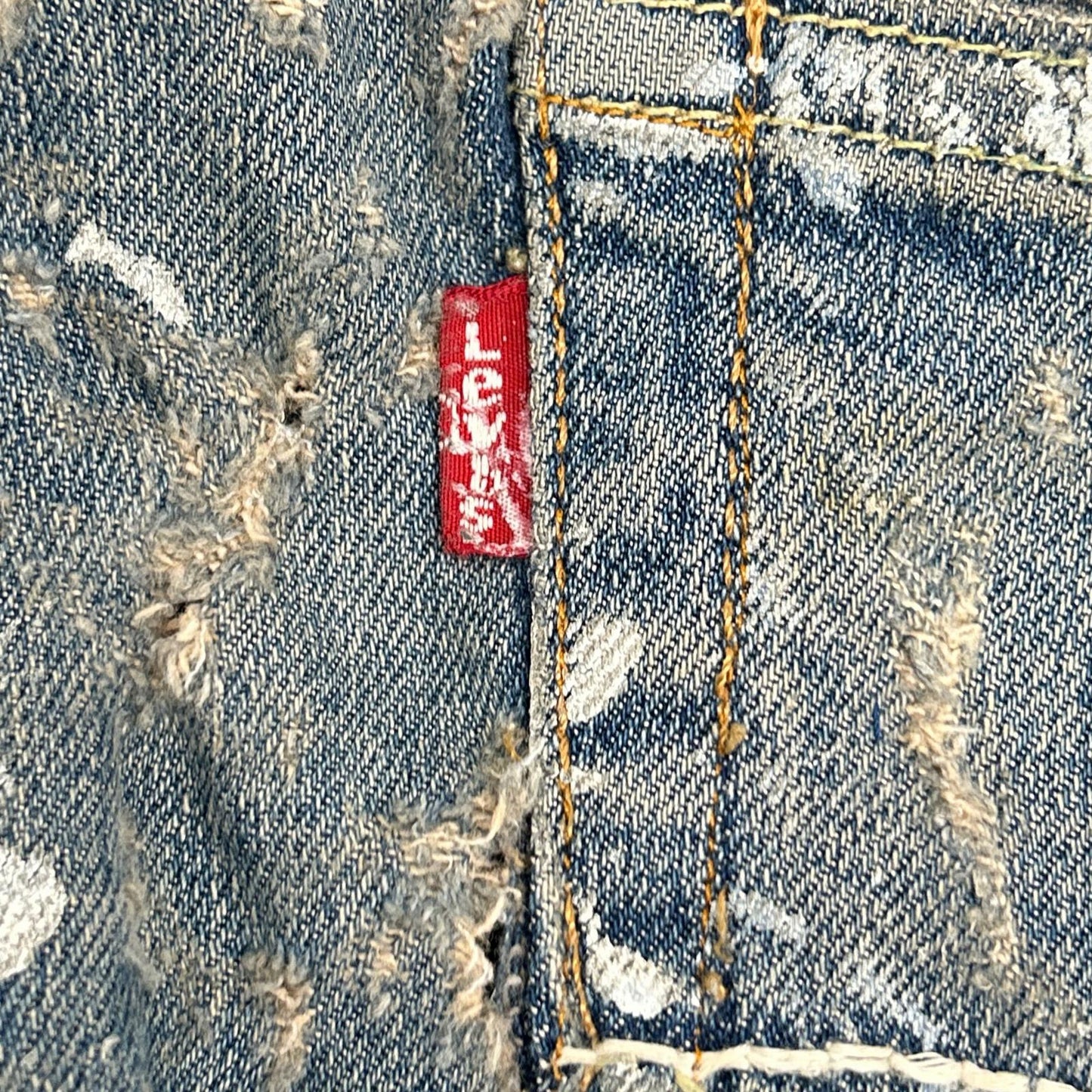 INNOCENCE NYC イノセンス ニューヨーク ブルー ダメージ デニムパンツ ボトムス