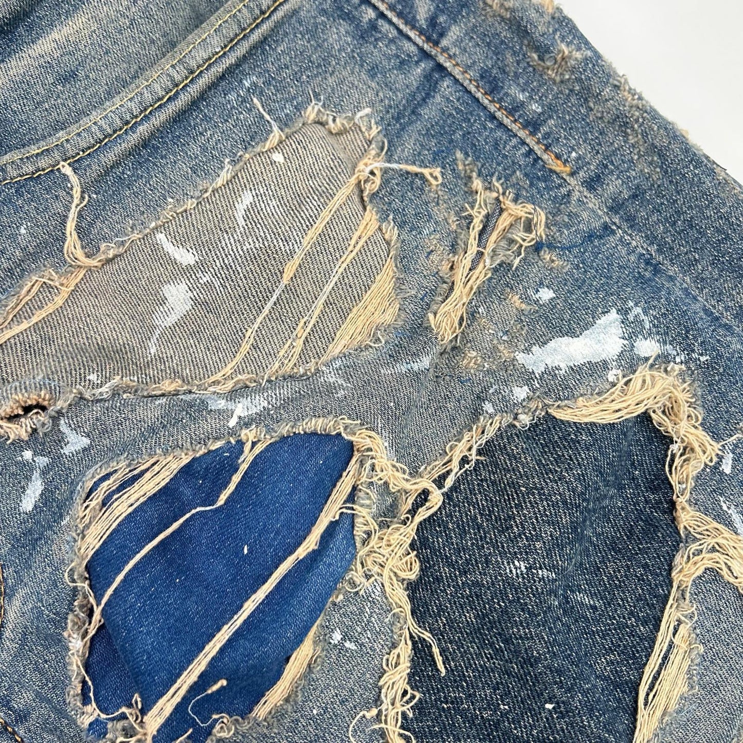 INNOCENCE NYC イノセンス ニューヨーク ブルー ダメージ デニムパンツ ボトムス