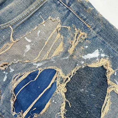INNOCENCE NYC イノセンス ニューヨーク ブルー ダメージ デニムパンツ ボトムス